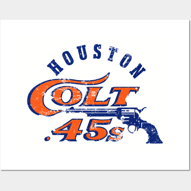 Houston Colt 45s Wall Art by retrorockit